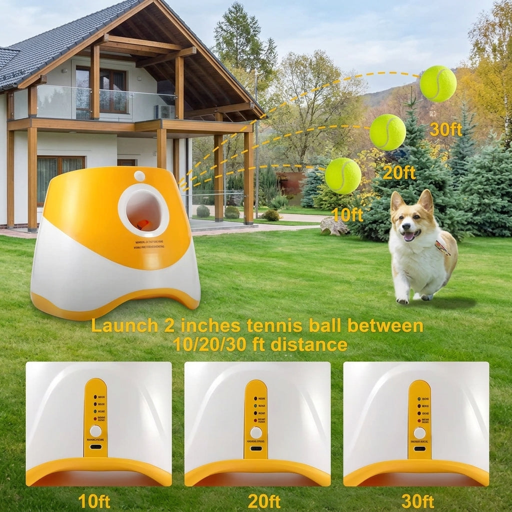 Automatic Dog Ball Launcher · 10/20/30 ft – Zoomaroo